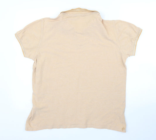 Preworn Mens Orange Polo Size L