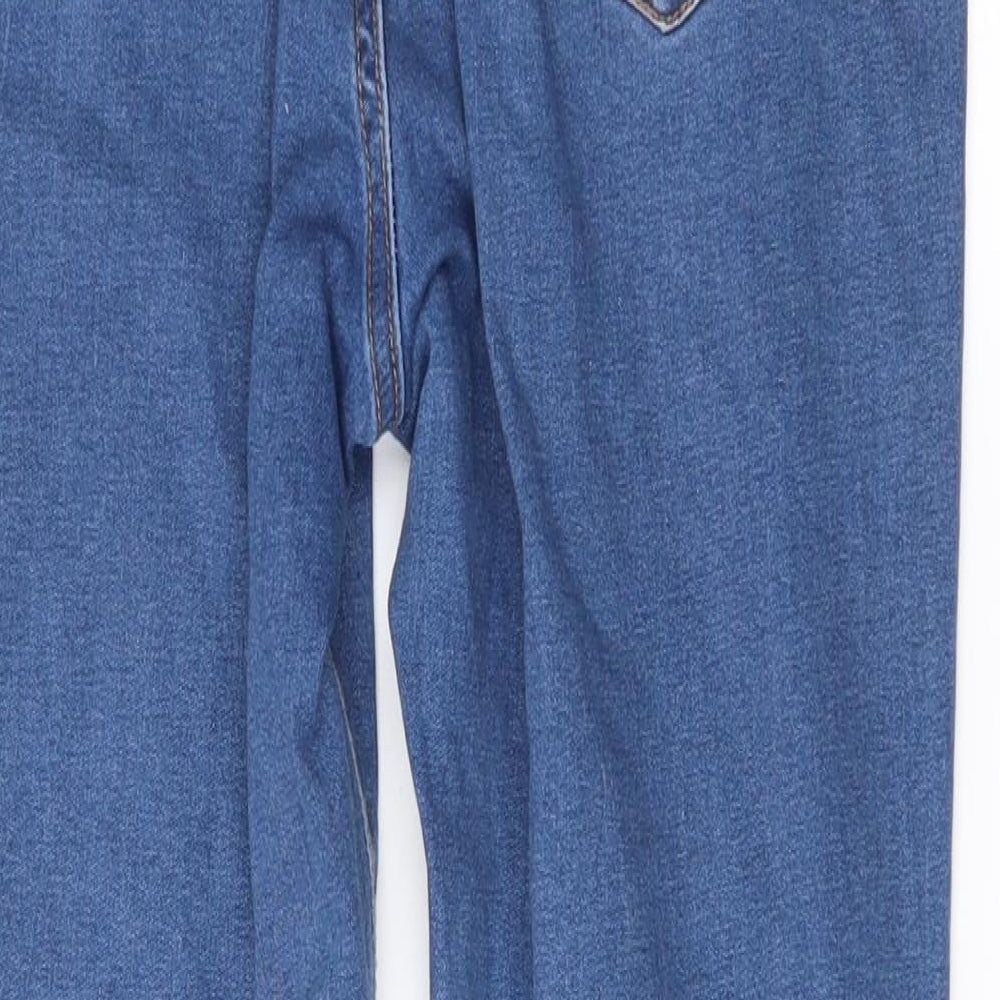 Denim & Co. Womens Blue Skinny Jeans Size 14 L24.5 in