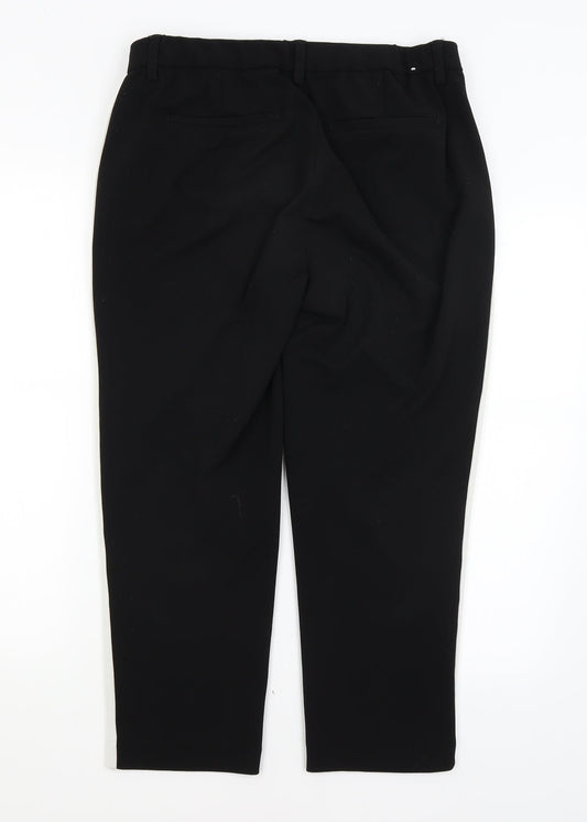 Boom Boom Jeans Womens Black Trousers Size L L24 in