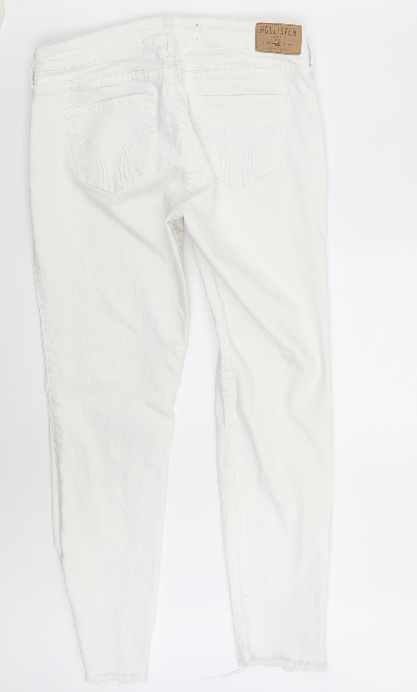 Hollister Womens White Skinny Jeans Size 27 L24 in