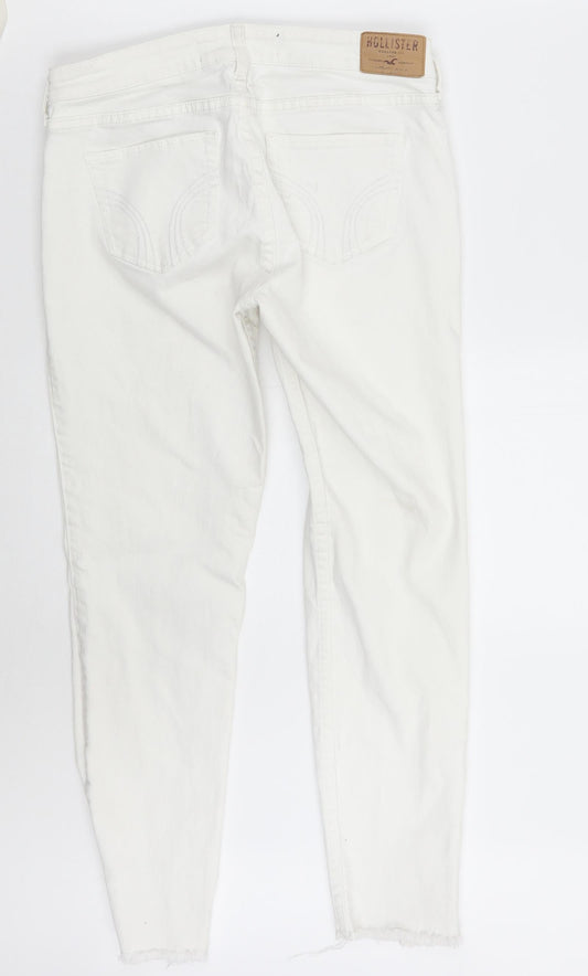 Hollister Womens White Skinny Jeans Size 27 L24 in