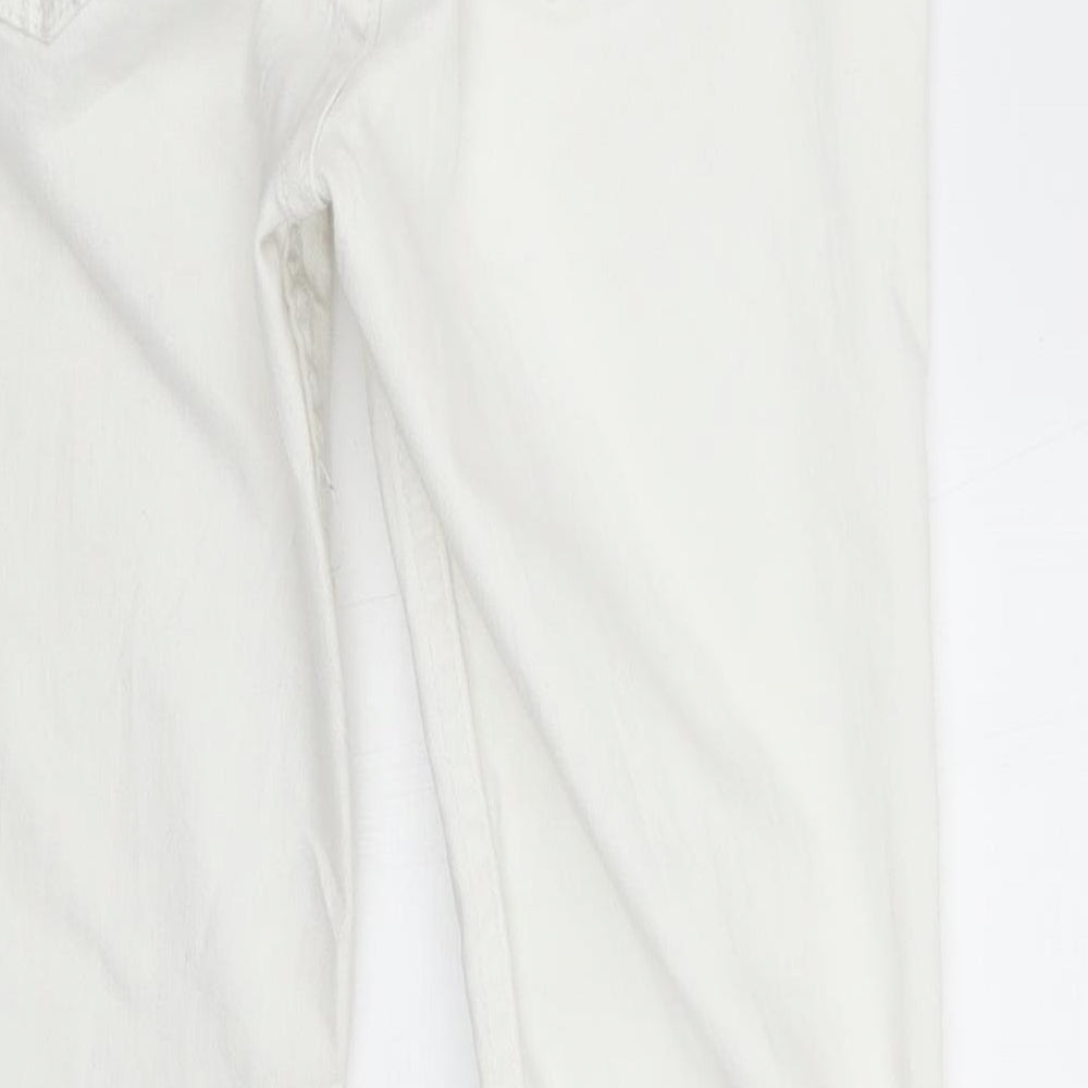 Hollister Womens White Skinny Jeans Size 27 L24 in