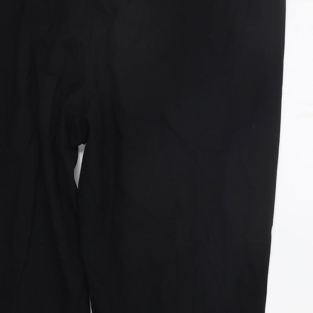 Marks and Spencer Womens Black Trousers Size 18 L24 in