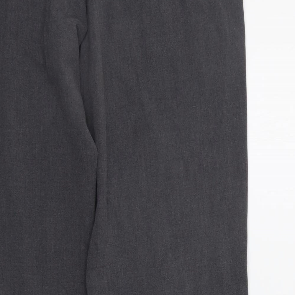 Automany Womens Green Trousers Size 14 L26 in