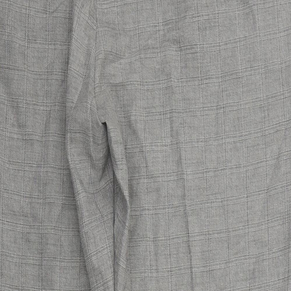 Marks and Spencer Womens Grey Trousers Size 18 L25 in
