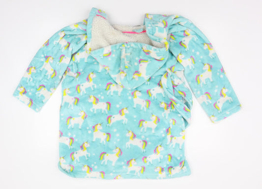 Blue Zoo Girls Blue Geometric Top Gown Size 9-10 Years
