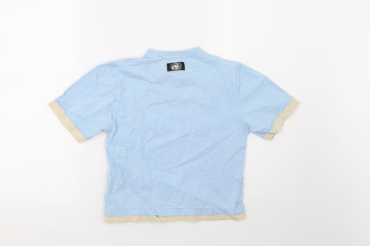Marks and Spencer Boys Blue Basic T-Shirt Size 6-7 Years