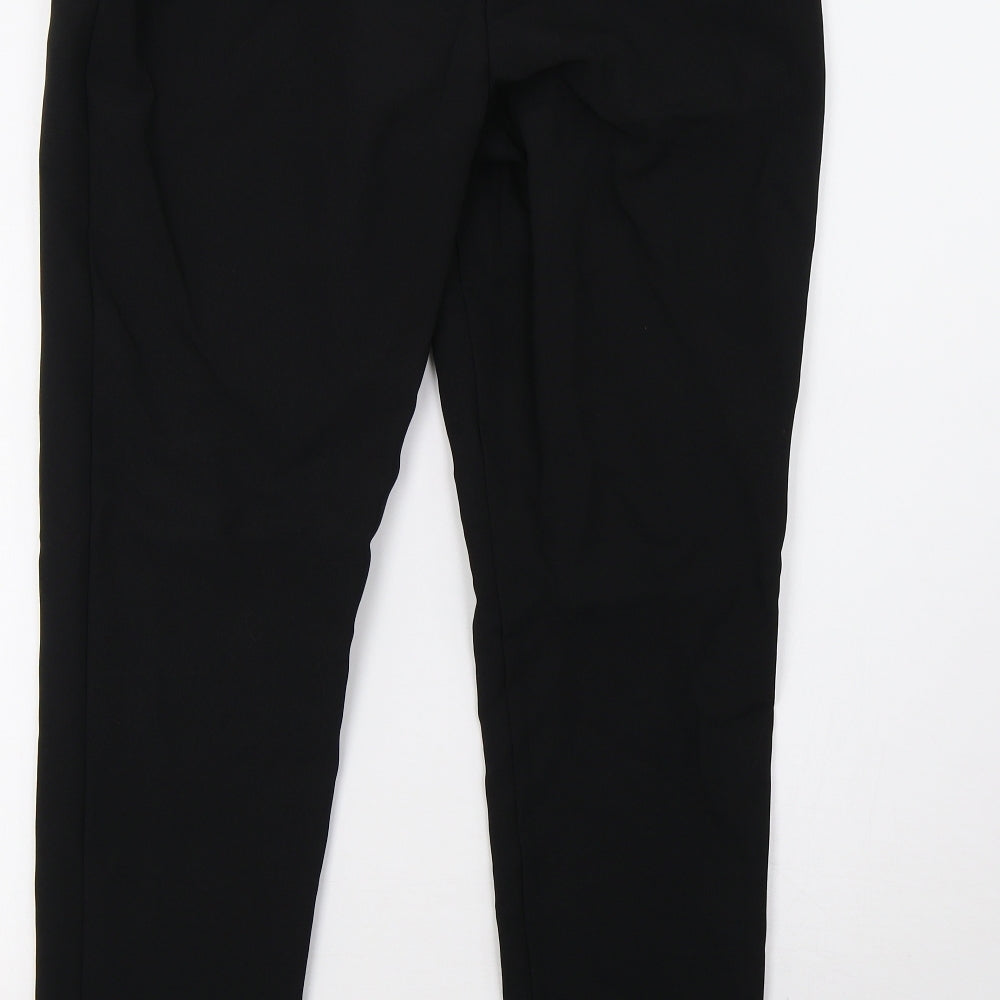 Primark Womens Black Trousers Size 12 L28 in