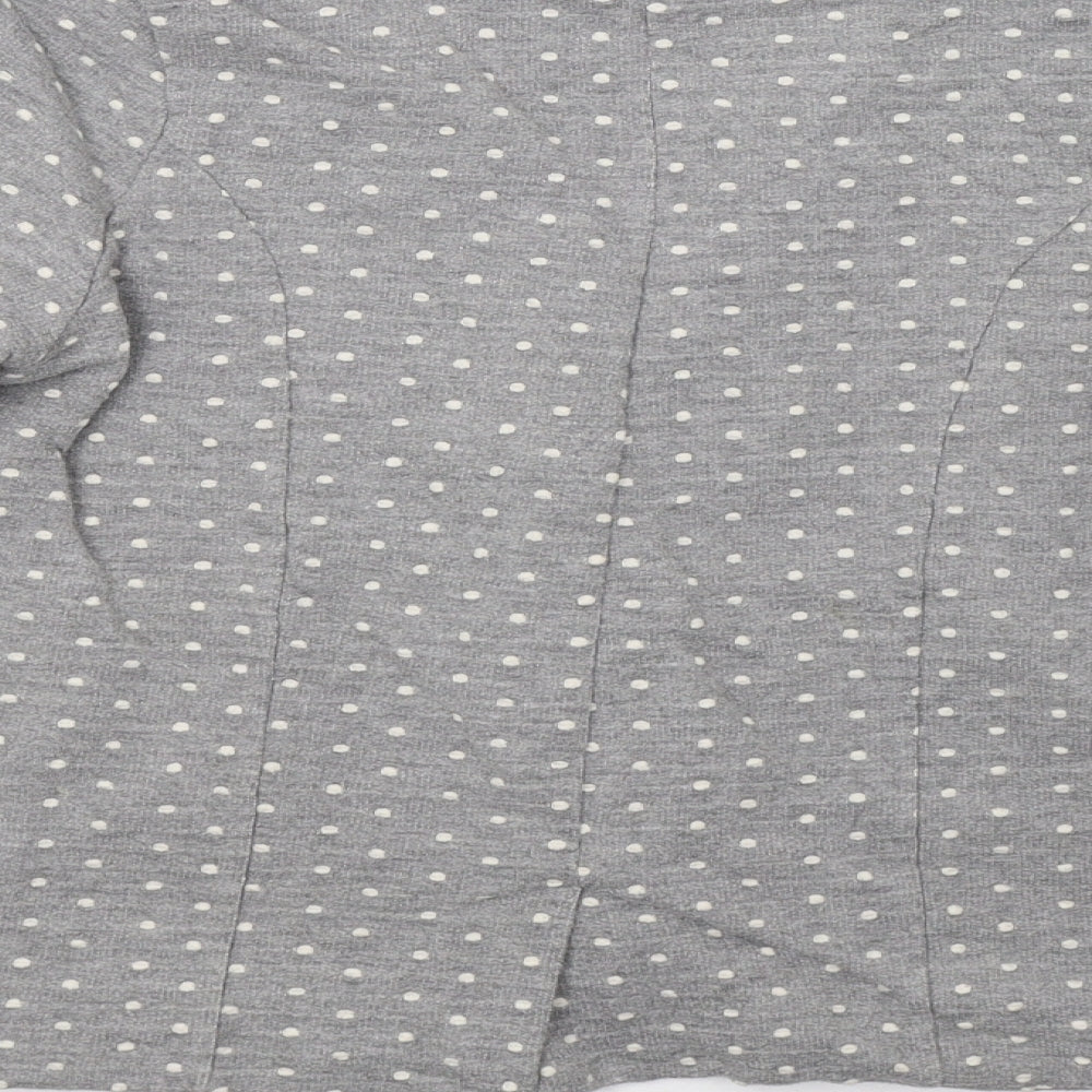 Marks and Spencer Girls Grey Polka Dot Jacket Size 12-13 Years