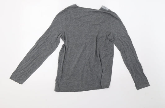 John Lewis Womens Grey Pullover Sweatshirt Size 10