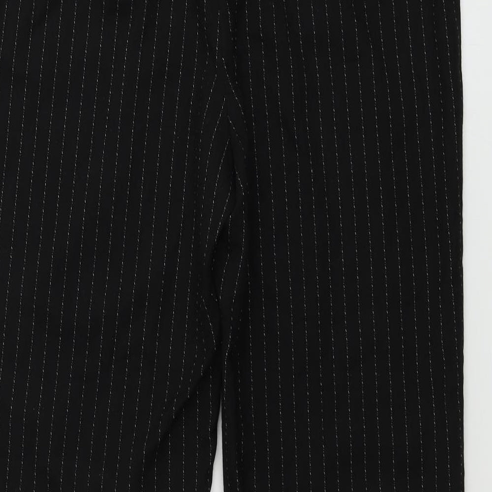 Principles Womens Black Trousers Size 12 L26 in