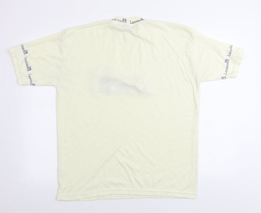 moffi Womens Beige Basic T-Shirt Size XL