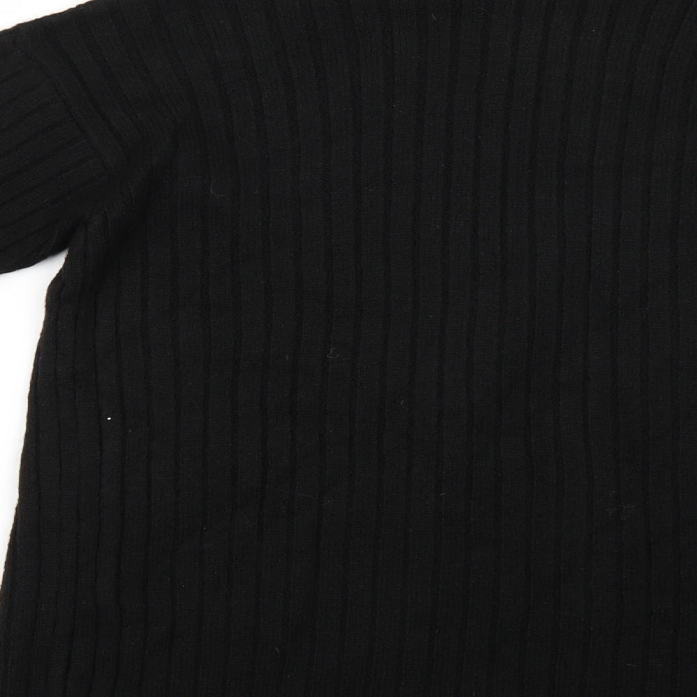 TU Womens Black Cape Jumper Size 14