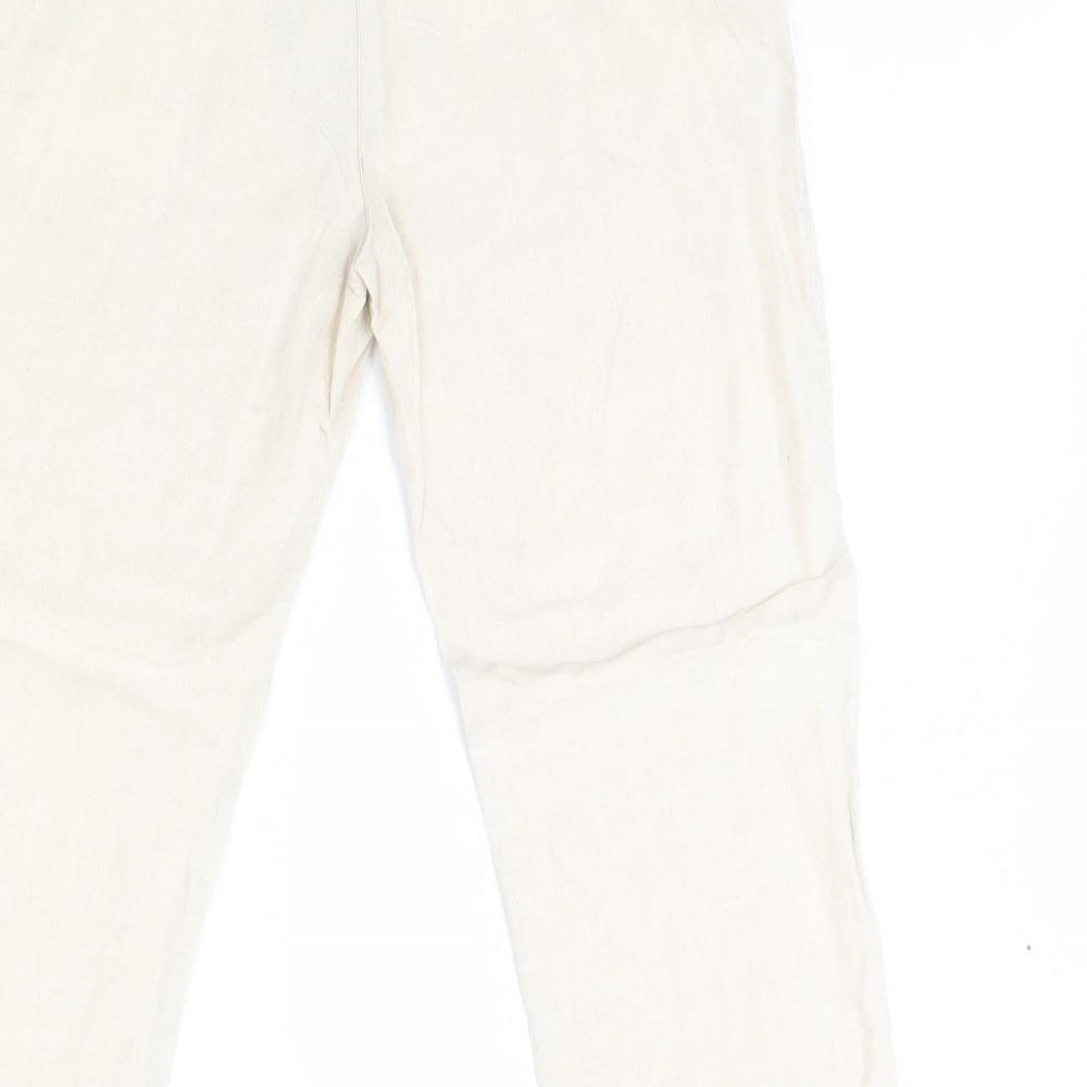 Preworn Womens Beige Trousers Size M L29 in