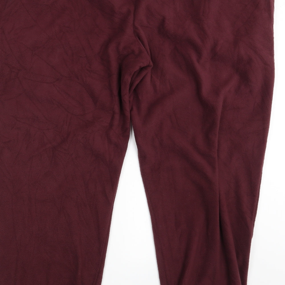 Marks and Spencer Womens Red Sweatpants Trousers Size 4XL L26 in