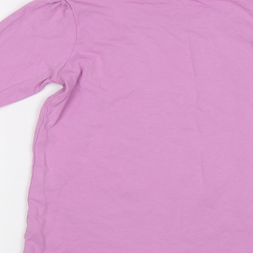 TU Girls Purple Basic Polo Size 12 Years - Unicorn