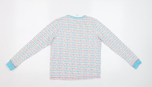 Lily&Dan Girls Blue Geometric Top Pyjama Top Size 11-12 Years