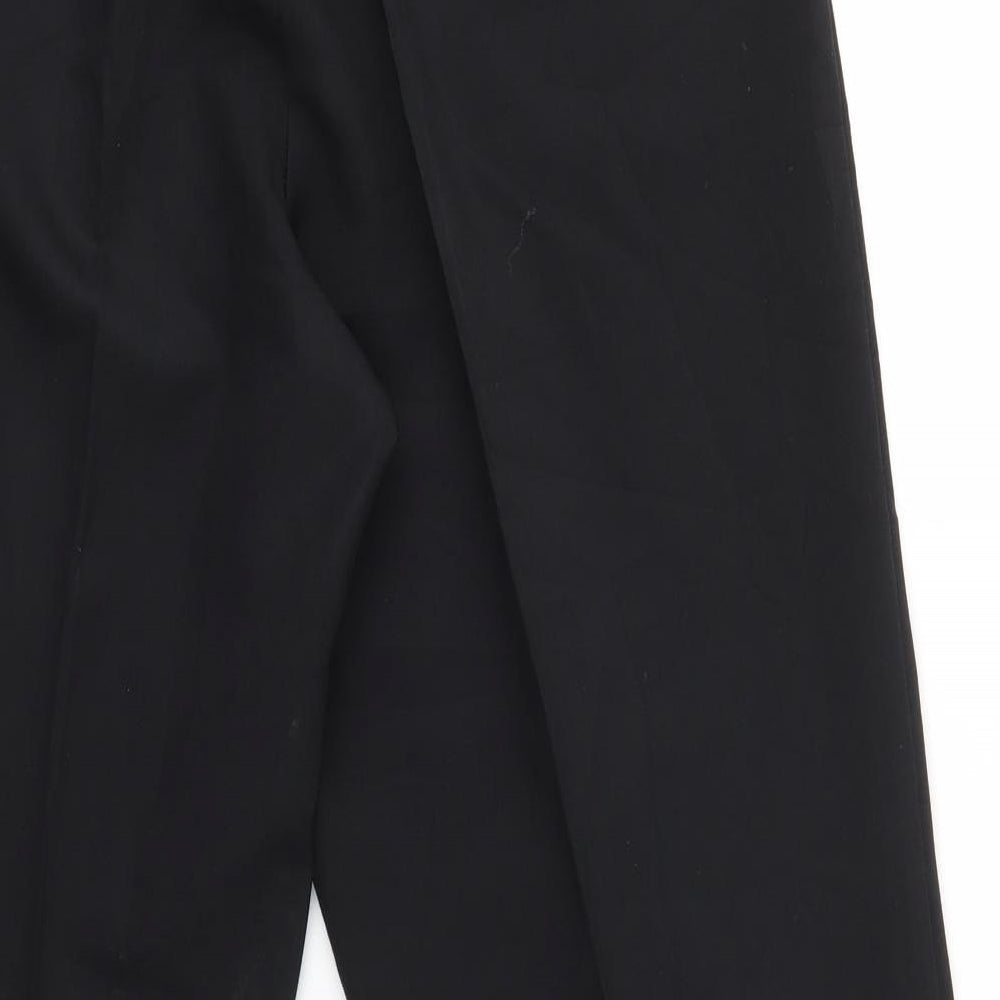 BHS Womens Black Dress Pants Trousers Size 14 L29 in