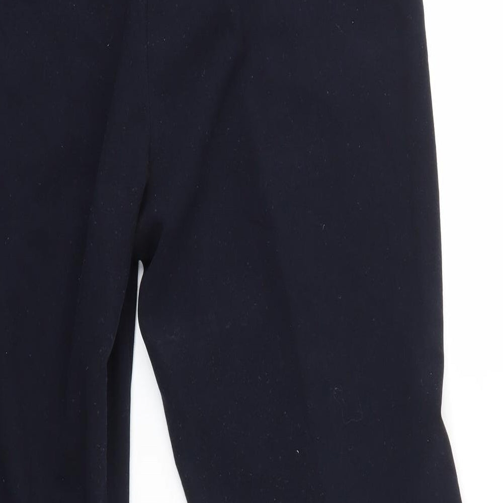 M&Co Womens Blue Dress Pants Trousers Size 10 L25 in