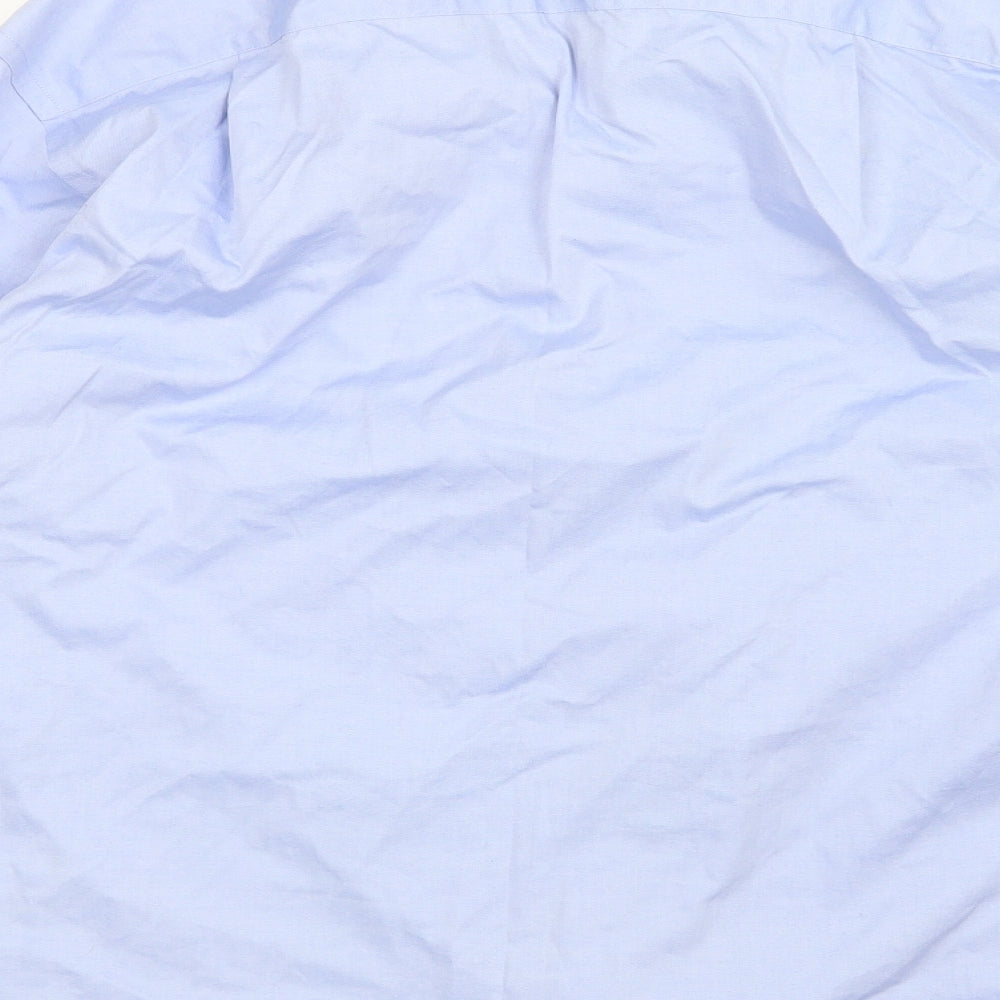 Kustom Kit Mens Blue Dress Shirt Size M