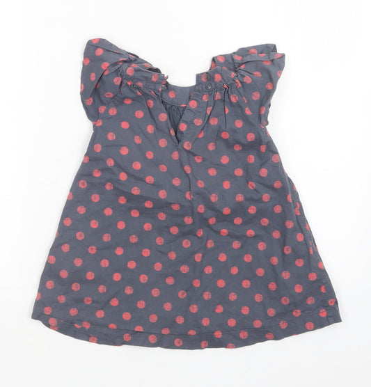 Gap Girls Grey Polka Dot A-Line Size 3 Years