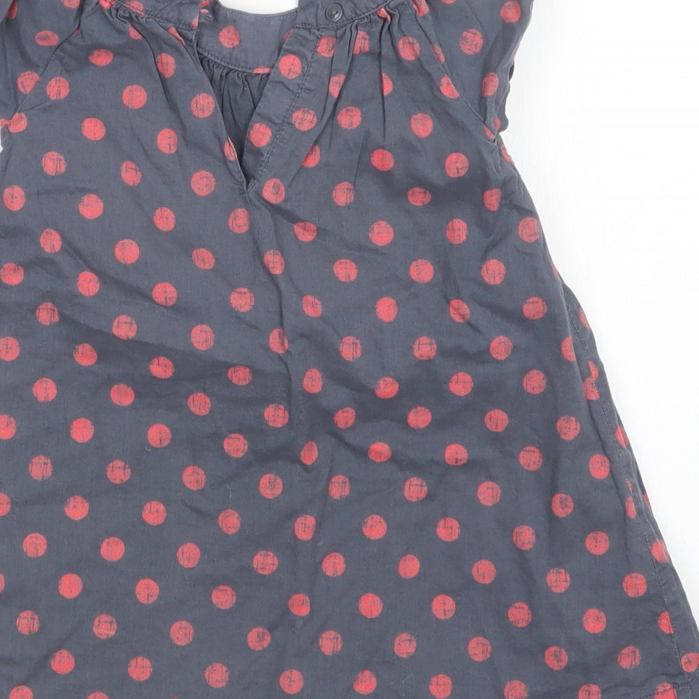 Gap Girls Grey Polka Dot A-Line Size 3 Years