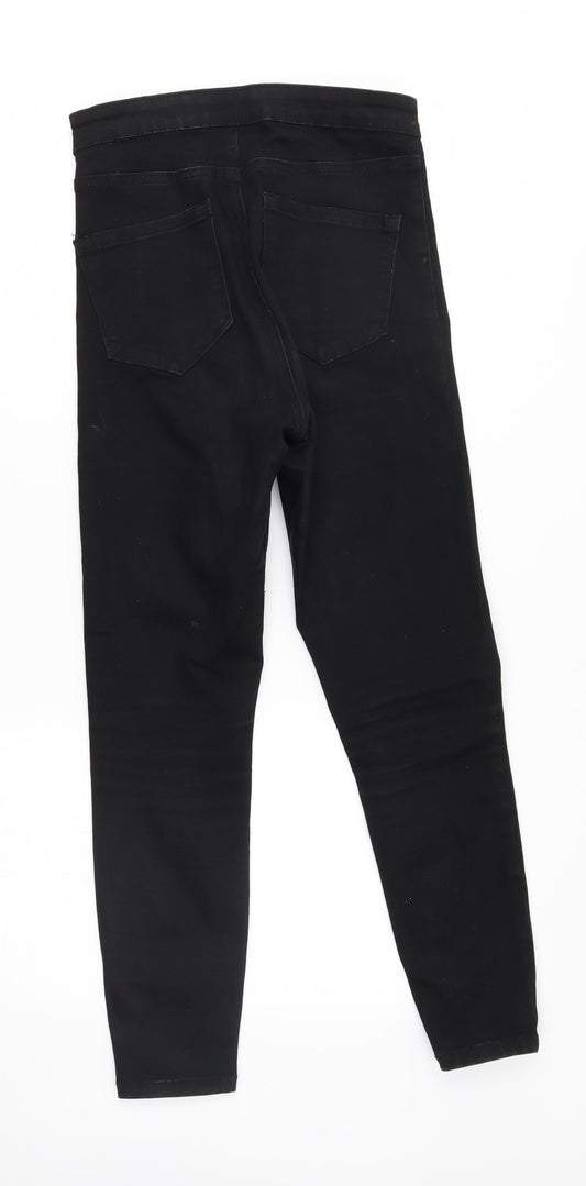 denim co Womens Black Skinny Jeans Size 10 L25 in