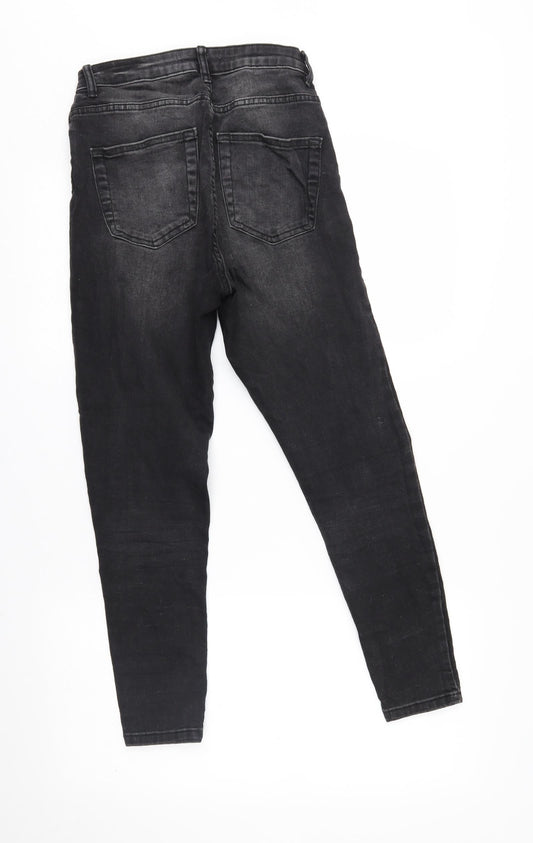 denim co Womens Black Straight Jeans Size 10 L25 in