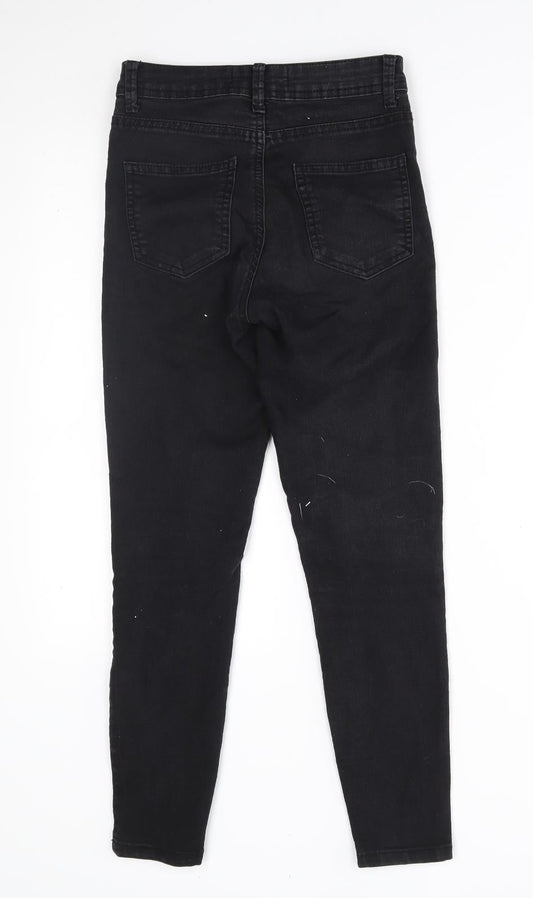 denim co Womens Black Skinny Jeans Size 6 L24 in