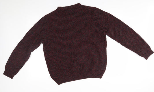 Avenue Mens Red Pullover Jumper Size M