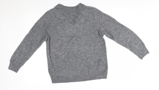 H&M Mens Grey Pullover Jumper Size XS