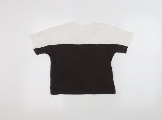 Zara Womens White Basic T-Shirt Size 6