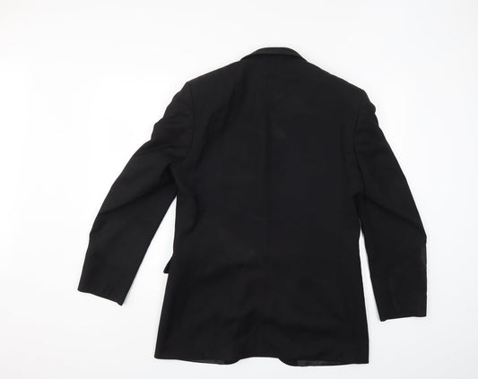 Ciro Mens Black Jacket Suit Jacket