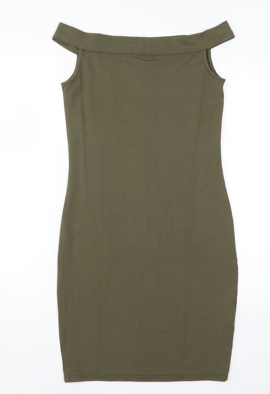 Koolook Womens Green Bodycon Size L