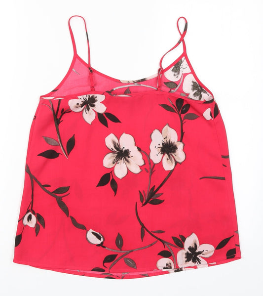 NEXT Womens Pink Floral Basic Tank Size 6