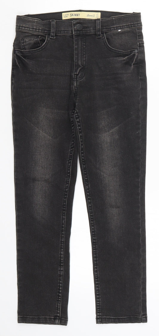 Denim Co Girls Black Denim Skinny Jeans Size 9-10 Years