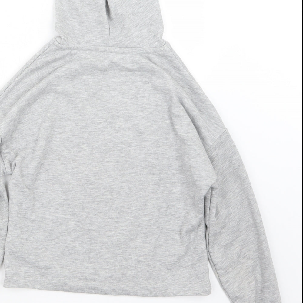 Candy Couture Girls Grey Pullover Hoodie Size 11 Years