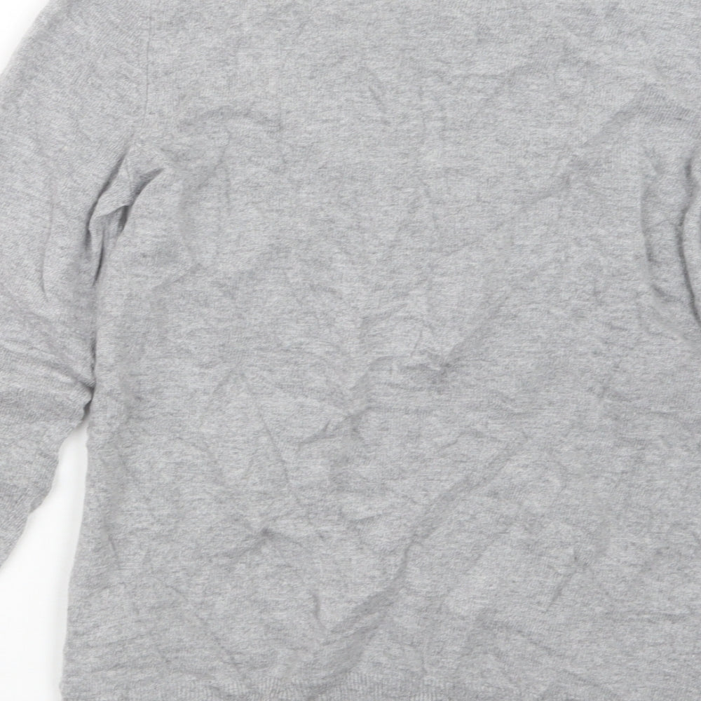 Spirit Womens Grey Knit Pullover Jumper Size S