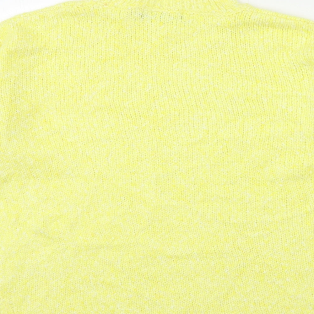 Marks and Spencer Womens Yellow Knit Pullover Jumper Size M