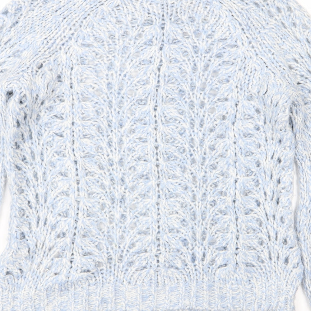 Topshop Womens Blue Pullover Jumper Size XS
