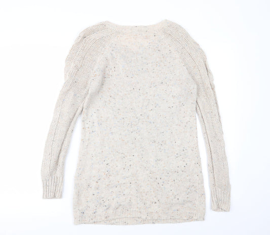 Asda George Womens Beige Jumper Dress Size 8