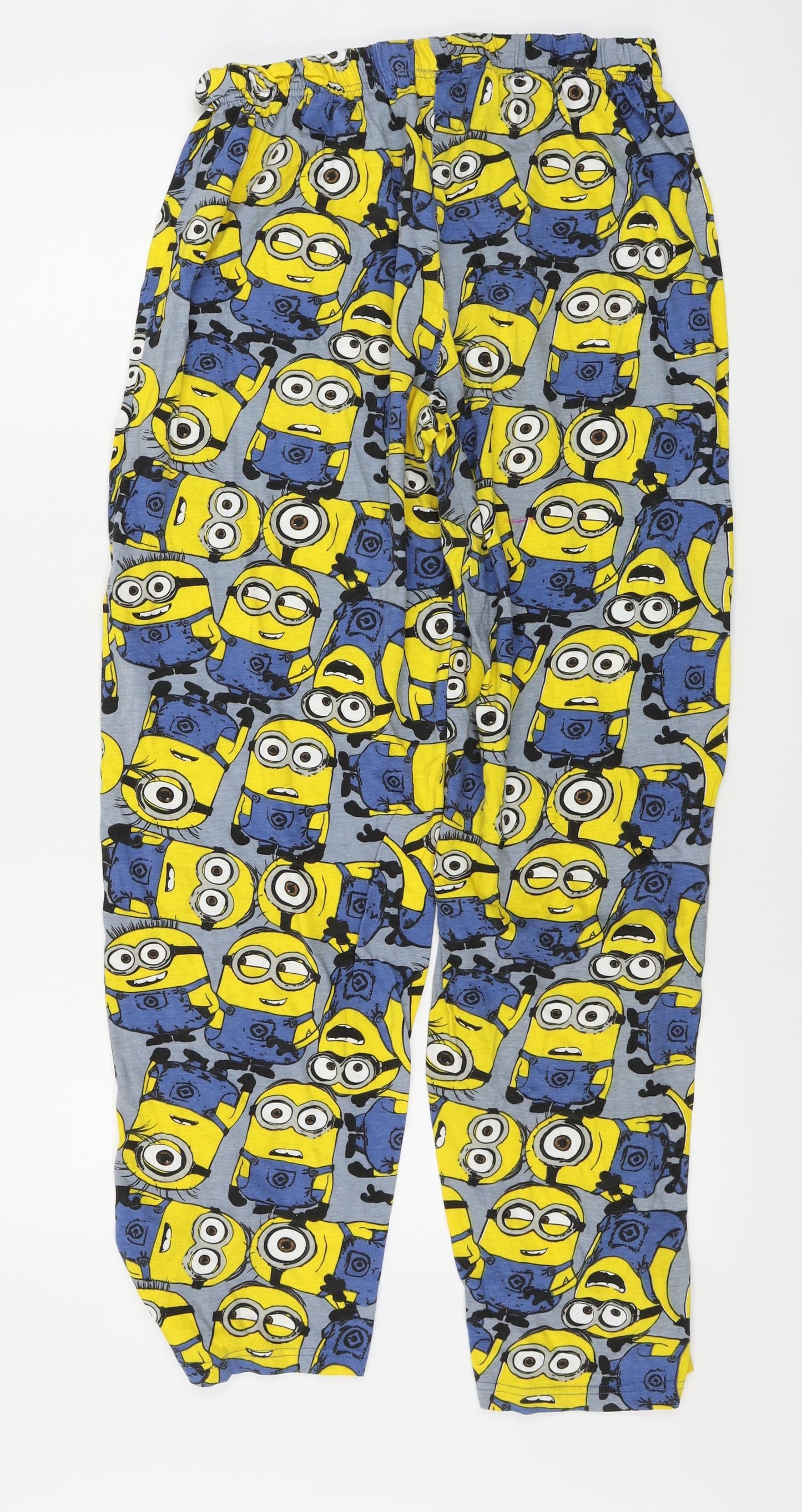 DISPICABLE ME Womens Grey Trousers Size L L28 in - dispicable me