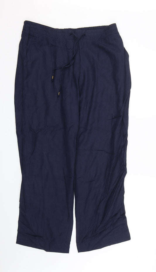 Anthology Womens Blue   Trousers  Size 18 L26 in