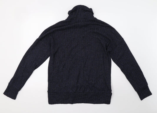 Topshop Womens Blue Pullover Sweatshirt Size 10