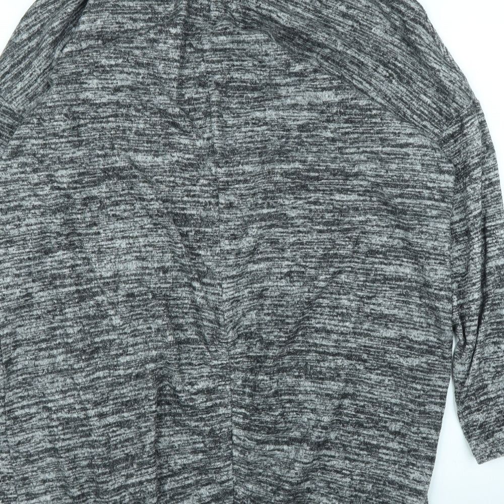 Papaya Womens Grey Cardigan Jumper Size 12