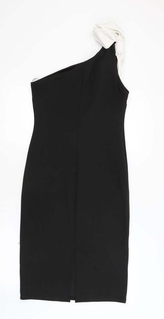 River Island Womens Black Pencil Dress Size 10
