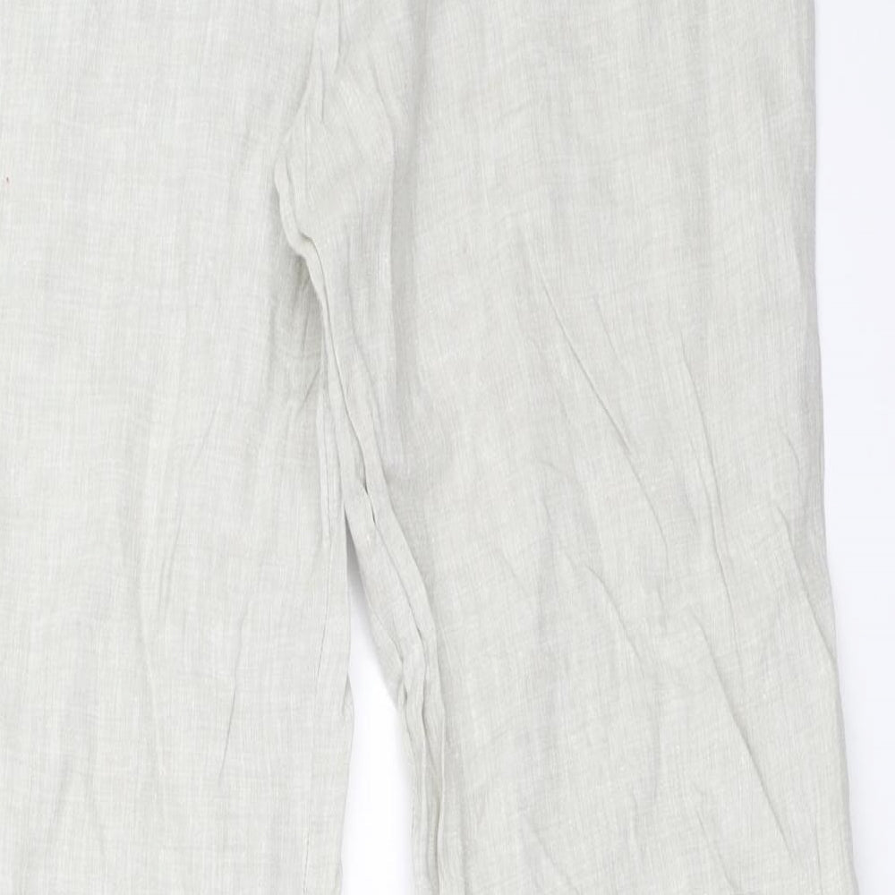 Monnari Womens Grey Trousers Size 42 L31 in