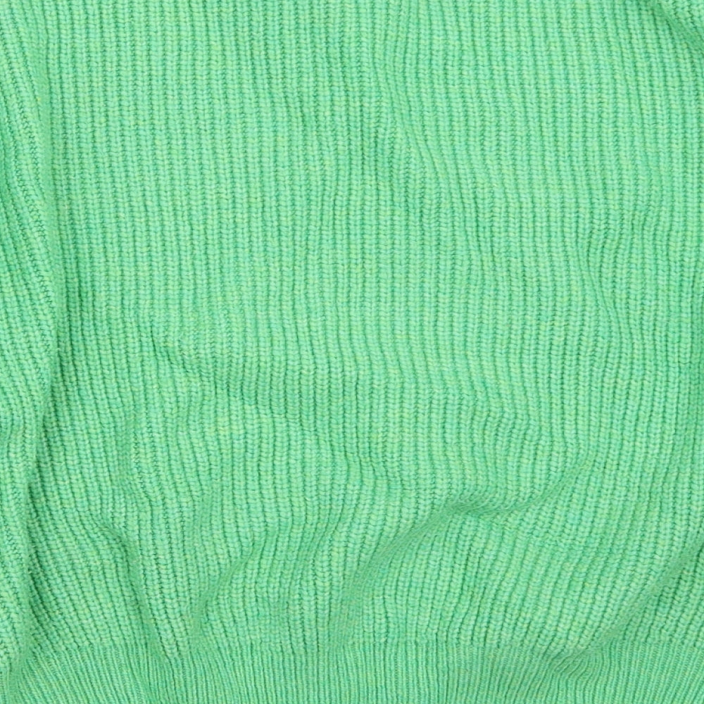H&M Womens Green Pullover Jumper Size S