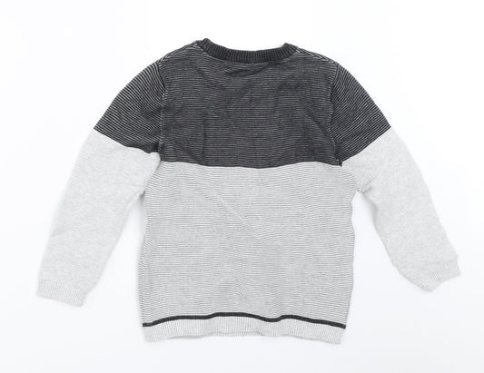 George Boys Grey Pullover Jumper Size 8-9 Years