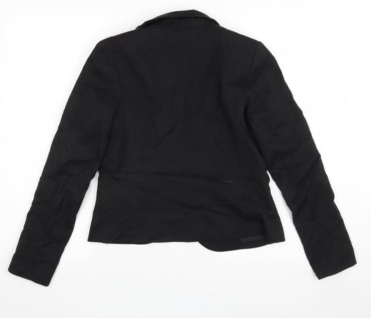 H&M Womens Black Jacket Blazer Size 34
